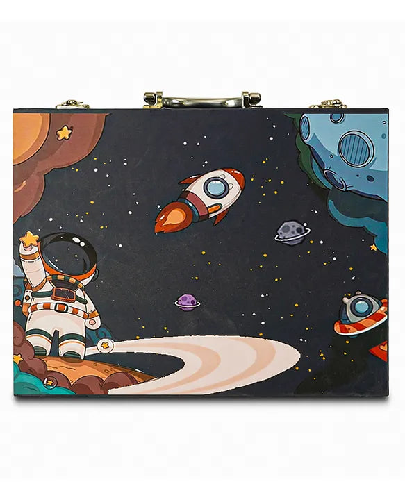 Space Explorer Kids Art Suitcase / Space Theme Art & Craft Kit™