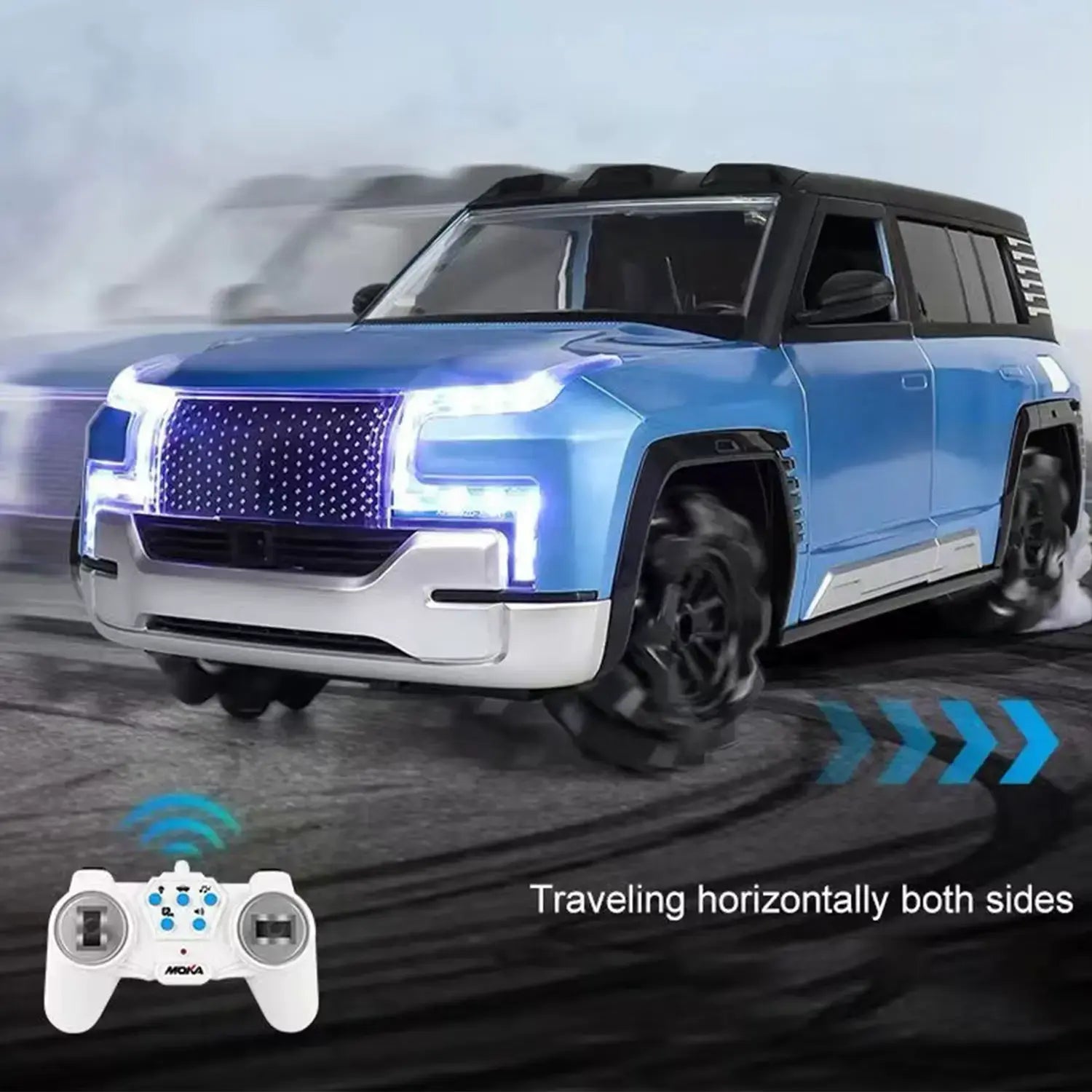 Remote Control Stunt SUV Car™ – With Door Opening & Music