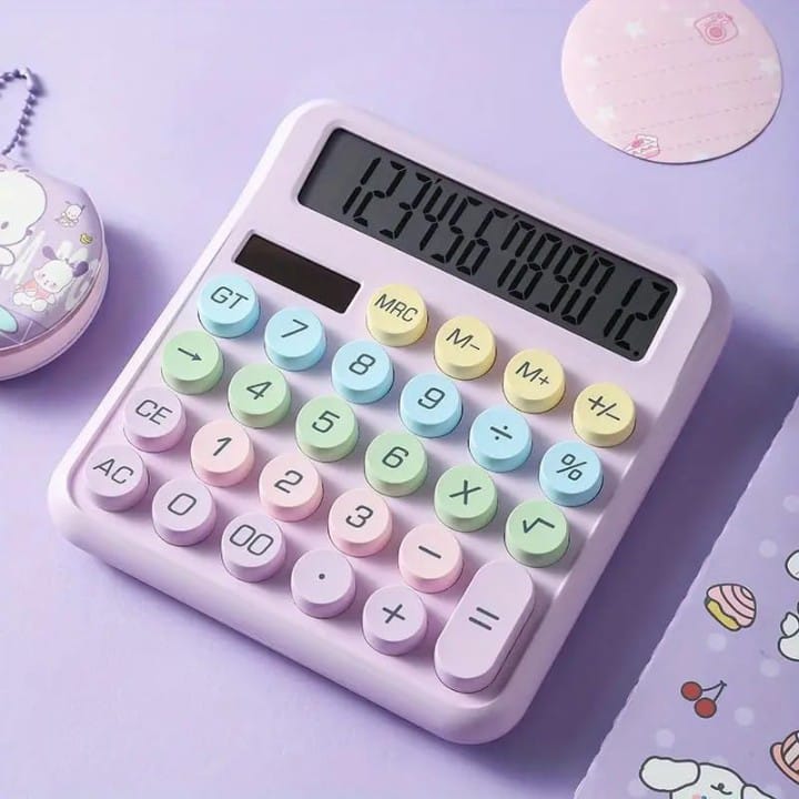 Pastel Color Desktop Calculator (Cute Design)™