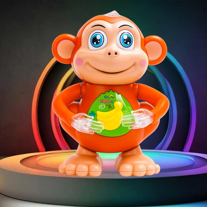 Dancing Musical Monkey Toy™ with Flashing Lights